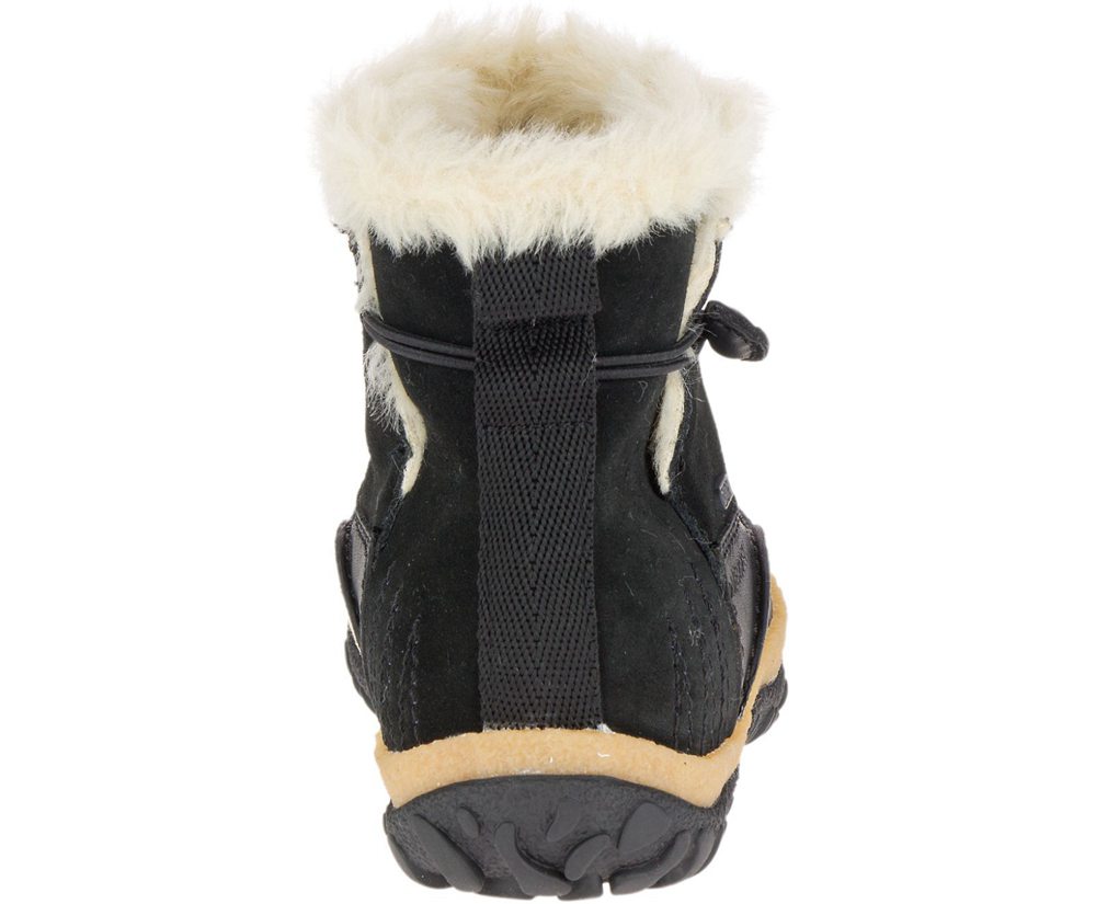 Merrell Boots Black - Tremblant Pull On Polar Waterproof - Womens 40RXPVJIN